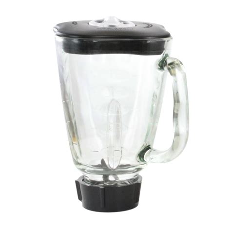 6 Piece Complete Extra-Large Capacity Glass Blender Jar Replacement Kit ...