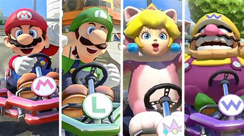 Mario Kart 8 All Characters Mario