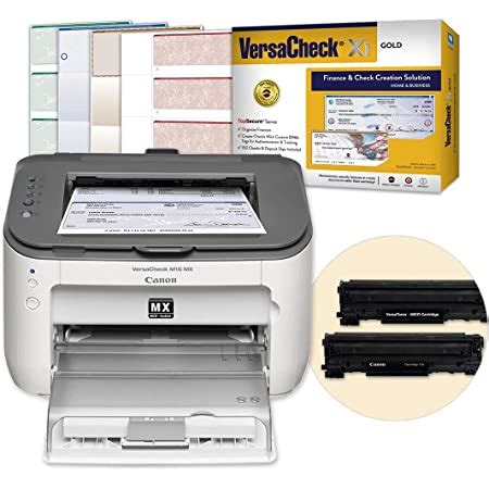 Amazon.com: VersaCheck HP DeskJet 3755 MXE MICR Check Printer Presto Check Printing Software ...