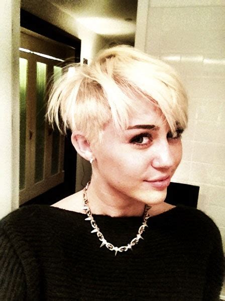 Miley Cyrus Chopped Her Hair Off Into a Platinum Pixie Cut And Even Shaved Part of Her Head! You ...