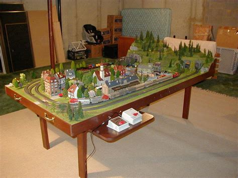 4X8 Marklin HO Scale Model Train Layout