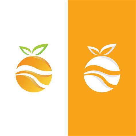 Orange logo design 8961271 Vector Art at Vecteezy