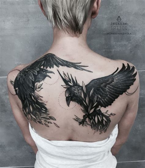 Raven Tattoo Meanings and Design Ideas - TatRing