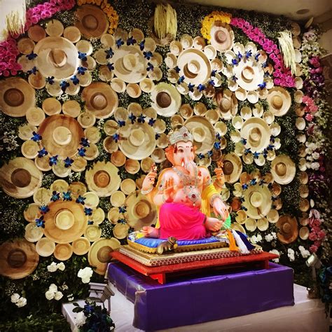 Pin by JITENDRA SOLANKI on Ganpati decoration ideas | Decoration for ganpati, Janmashtami ...