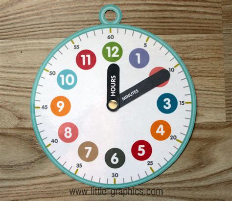 Free Printable Clock Template With Hands