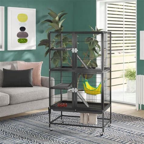 Archie & Oscar™ Hewson Cage with Ramp & Reviews | Wayfair