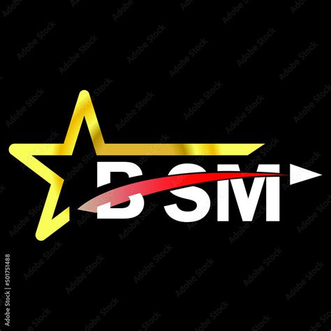 BSM letter logo design. BSM creative letter logo. simple and modern ...