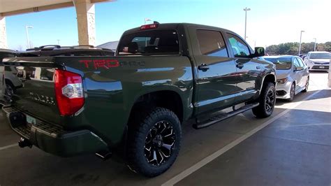 2020 Toyota Tundra TRD PRO/ Army green lifted - YouTube