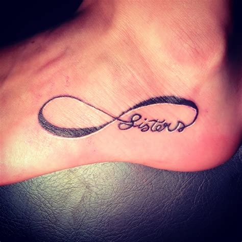 Pin by Tessa Sherman on tattoos | Sister tattoo infinity, Sister ...