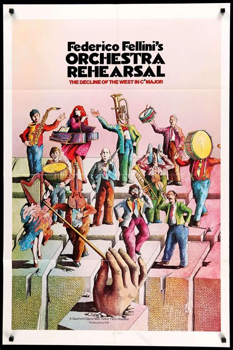 Orchestra Rehearsal (1979) One-Sheet Movie Poster - Original Film Art - Vintage Movie Posters