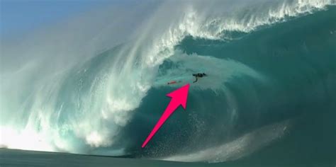 Footage shows surfer being engulfed by a monster wave - Business Insider