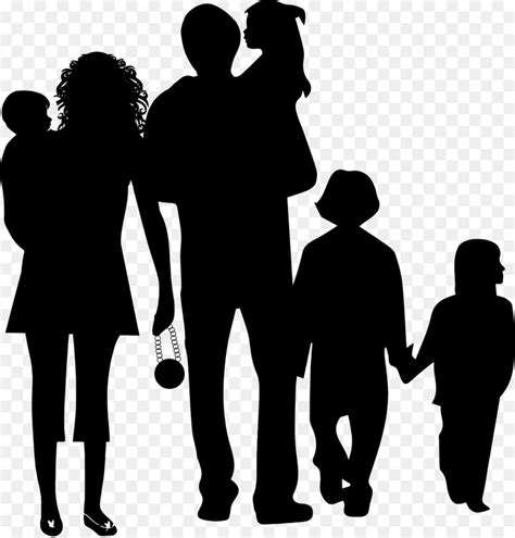 Silhouette Family Clip art - Family - Unlimited Download. Kisspng.com ...