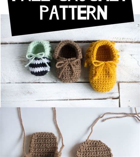 My Hobby Is Crochet: Crochet Baby Moccasins Pattern