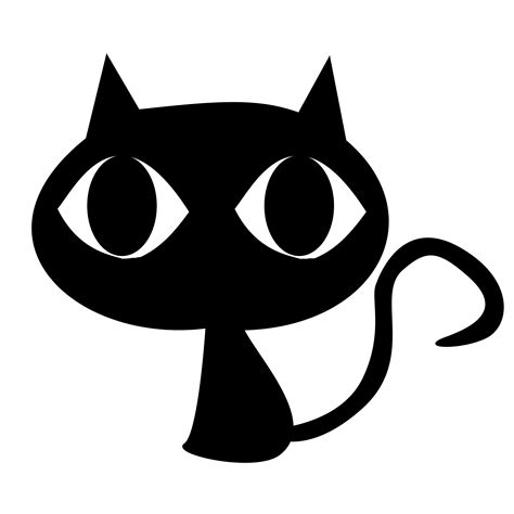 Download Black Cat Transparent HQ PNG Image | FreePNGImg