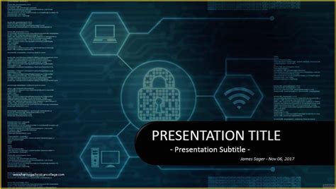 Cyber Security Powerpoint Template Free Of Security Presentation ...