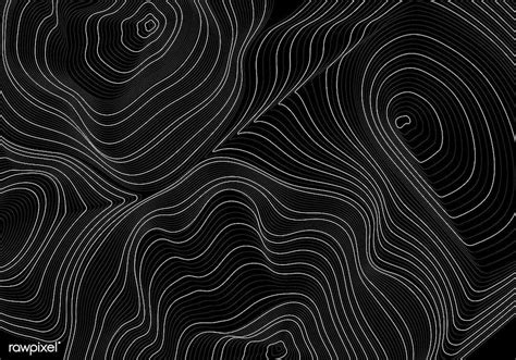 Premium vector of Black and white abstract map contour lines, topographic design HD wallpaper ...