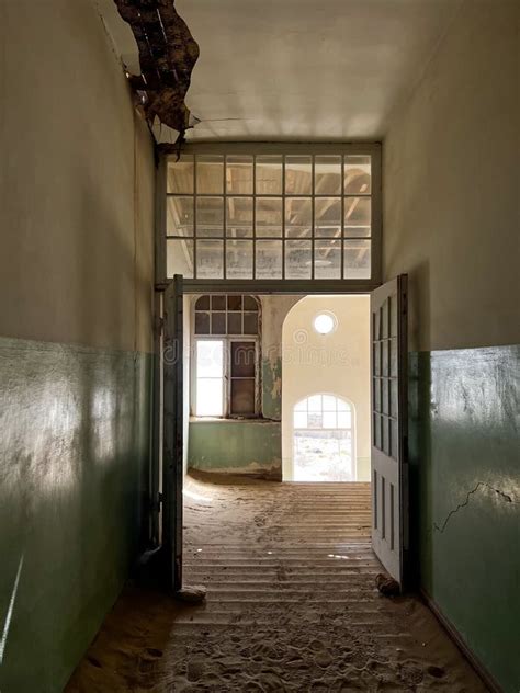 Abandoned City of Kolmanskop in Namibia. Ancient City, Sand in Desert of Africa. Stock Image ...