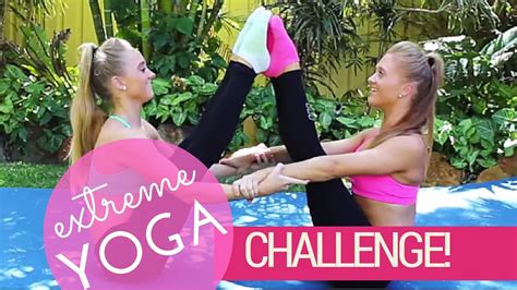 Extreme Yoga Challenge! | Teagan & Sam | Doovi