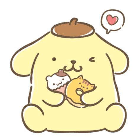 Pompompurin, Plush, Cute, Dog, Yellow PNG