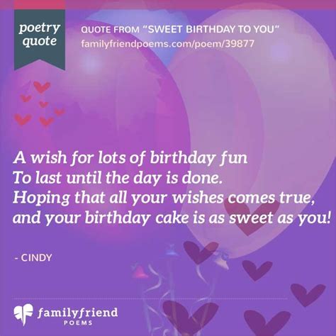 42 Birthday Poems - Happy Birthday Poems and Wishes