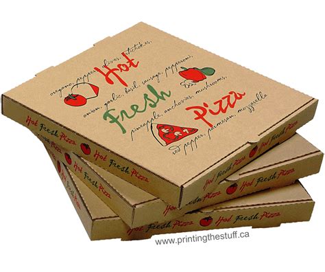 Pizza Boxes Wholesale Canada | Die Cut Boxes - PrintingTheStuff