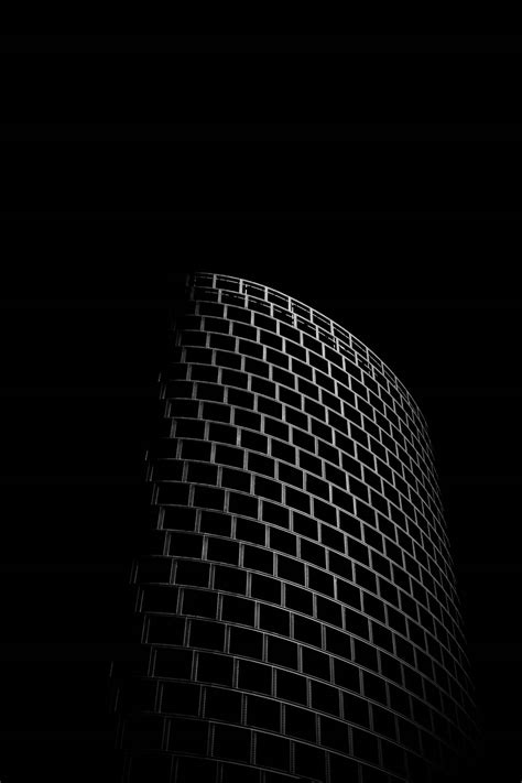 Download Solid Black 4K Tower Wallpaper | Wallpapers.com