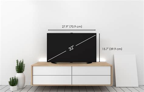 32-inch TV Dimensions: Too small? Sizes in Cm and Feet - Blue Cine Tech