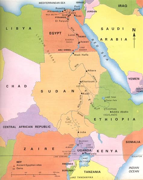 Maps of the Nile