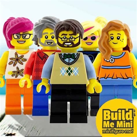 Personalised Minifigure made from LEGO® Parts | Build Me Mini