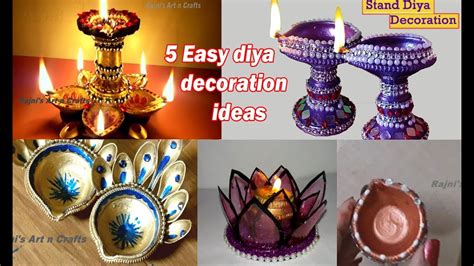 5 Diya Decoration Ideas For School Competition Creative Diwali You