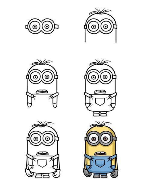 Easy Minion Drawing Tutorial for Kids