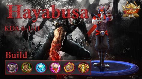 Mobile Legends: Hayabusa MVP, Top Ranked Hayabusa build! - YouTube