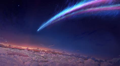 Anime Your Name. Kimi No Na Wa. Cielo Fondo de Pantalla | Fondos de ...