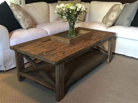 Rustic Farmhouse-style Coffee Table | Etsy in 2022 | Farmhouse style coffee table, Coffee table ...