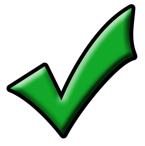 Big Green Tick - ClipArt Best