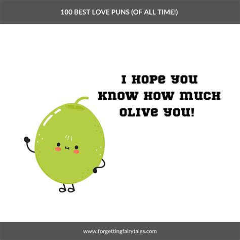 100 Best Love Puns (Of All Time!) - Forgetting Fairytales