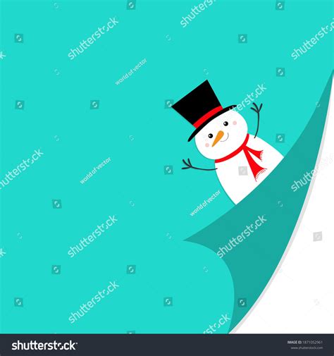 Cute Snowman Face Holding Hands Red Stock Vector (Royalty Free) 1871052961 | Shutterstock