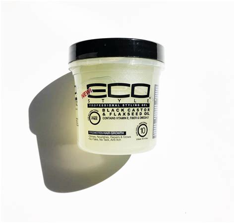 ECO STYLE BLACK CASTOR & FLAX-SEED OIL GEL - NH BEAUTY SUPPLY