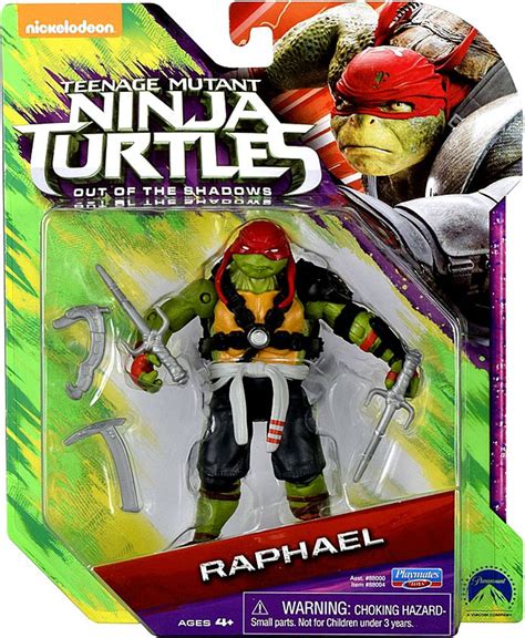 Teenage Mutant Ninja Turtles Out of the Shadows Raphael Action Figure Playmates - ToyWiz