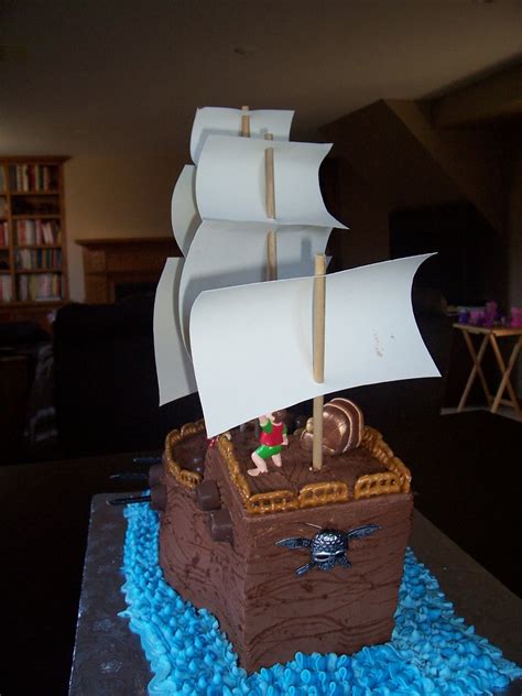 Pirate Ship Cake - CakeCentral.com