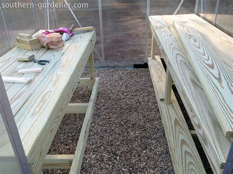 DIY Greenhouse Tables – Southern Gardener