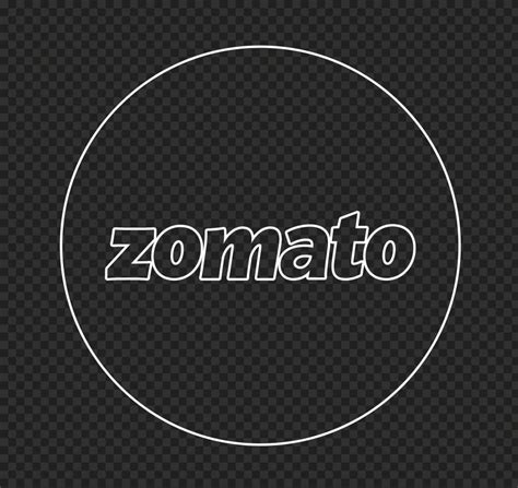 Zomato Outline White Logo Icon | Citypng