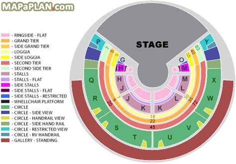 Royal Albert Hall Seating Plan Side Stalls | Elcho Table