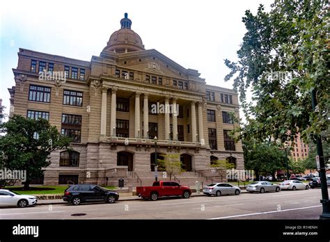 Historic 1910 Harris County Courthouse in Houston Texas Stock Photo - Alamy