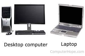 Desktop Computer vs. Laptop Computer