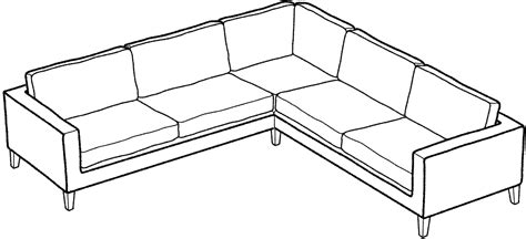 Couch clipart sketch, Couch sketch Transparent FREE for download on ...