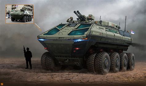 Lazar 5 Armored Vehicle by IvanSevic Military Gear, Military Equipment ...