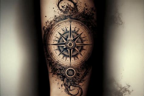 Top more than 84 compass tattoos for men super hot - in.coedo.com.vn