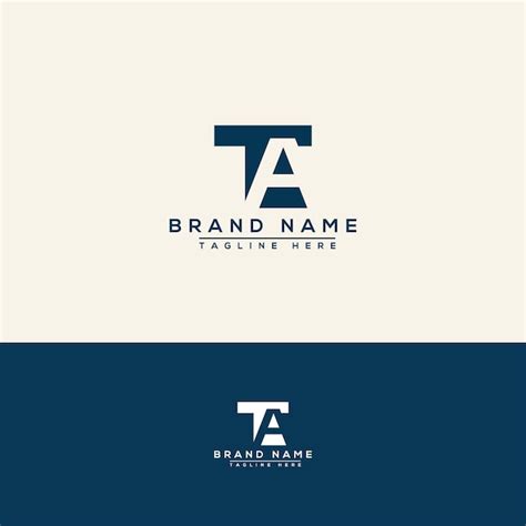 Premium Vector | TA logo Design Template Vector Graphic Branding Element