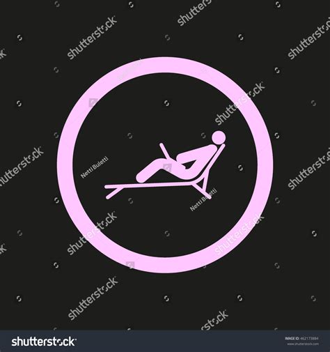 Relaxing On Beach Stock Vector (Royalty Free) 462173884 | Shutterstock